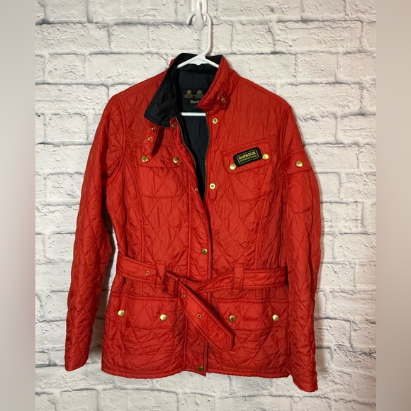 Barbour Women's Red Flyweight International Jacket 10